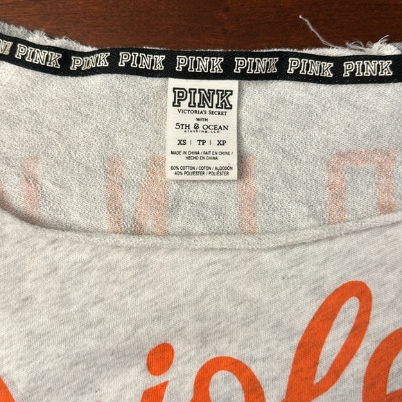 Pink Orioles Pullover Lightweight Sweatshirt - Picture 2 of 8